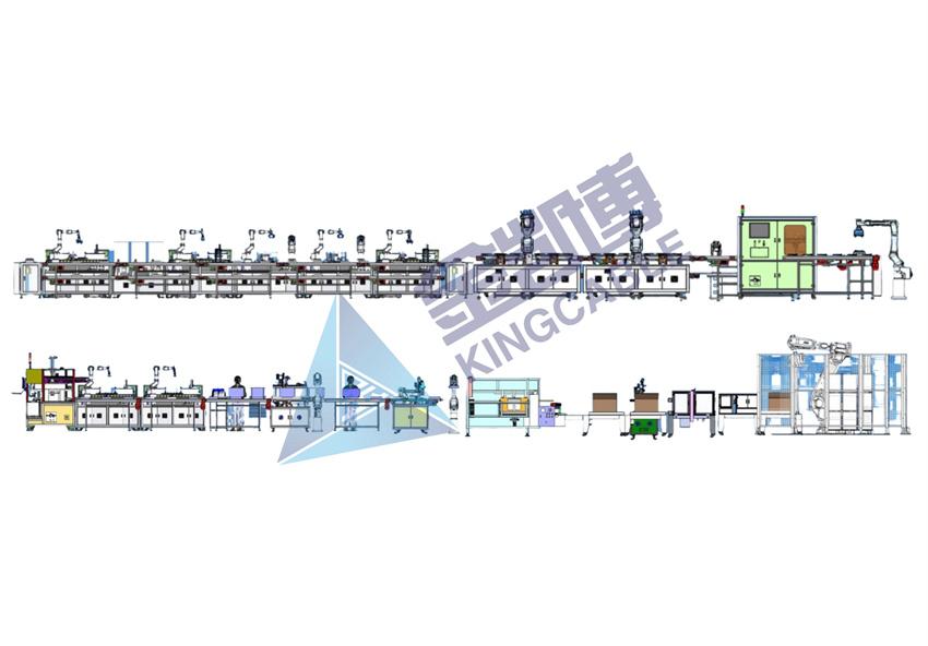 路由器組裝測(cè)試包裝碼垛生產(chǎn)線