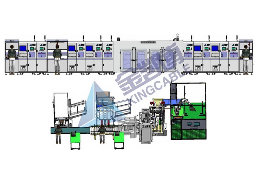 伺服驅(qū)動器組裝老化包裝生產(chǎn)線